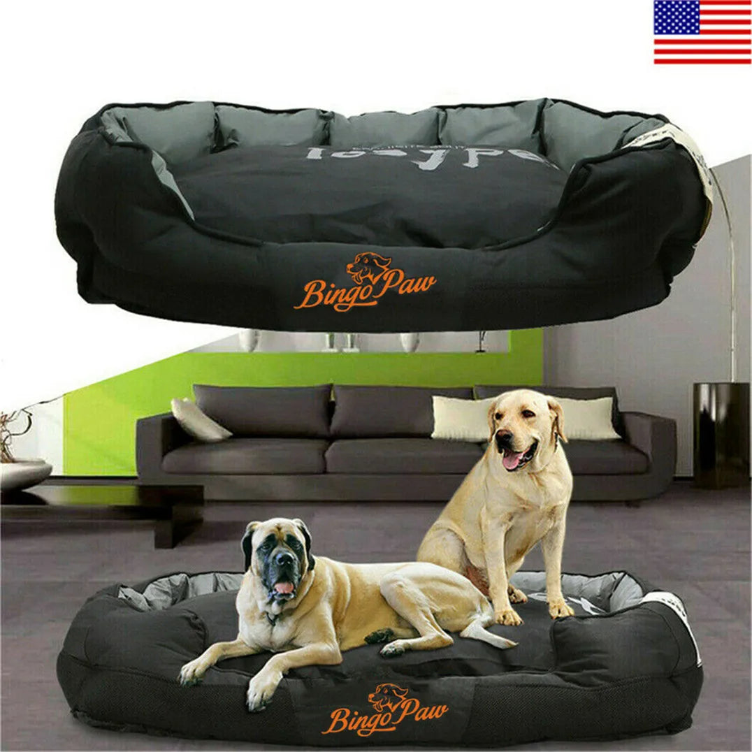 Extra Large Washable Pet Mat with Pillow