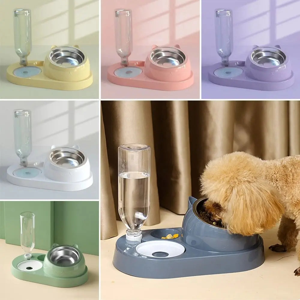 2-in-1 Dog Bowl and Water Dispenser