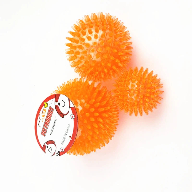 Polka Squeaky Tooth Cleaning Ball