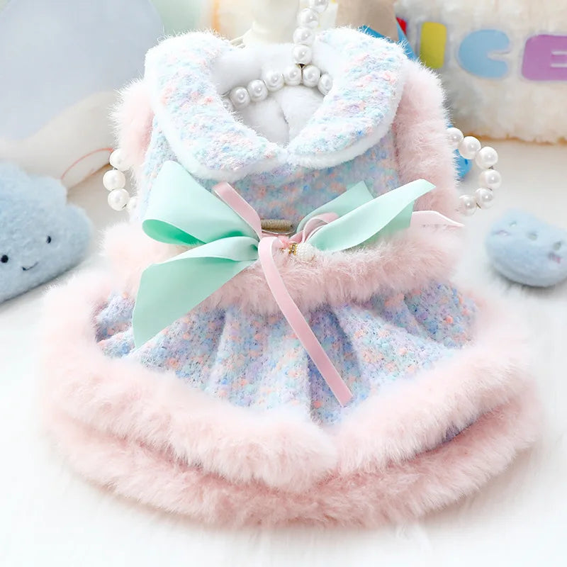 Autumn & Winter Dog Princess Dress