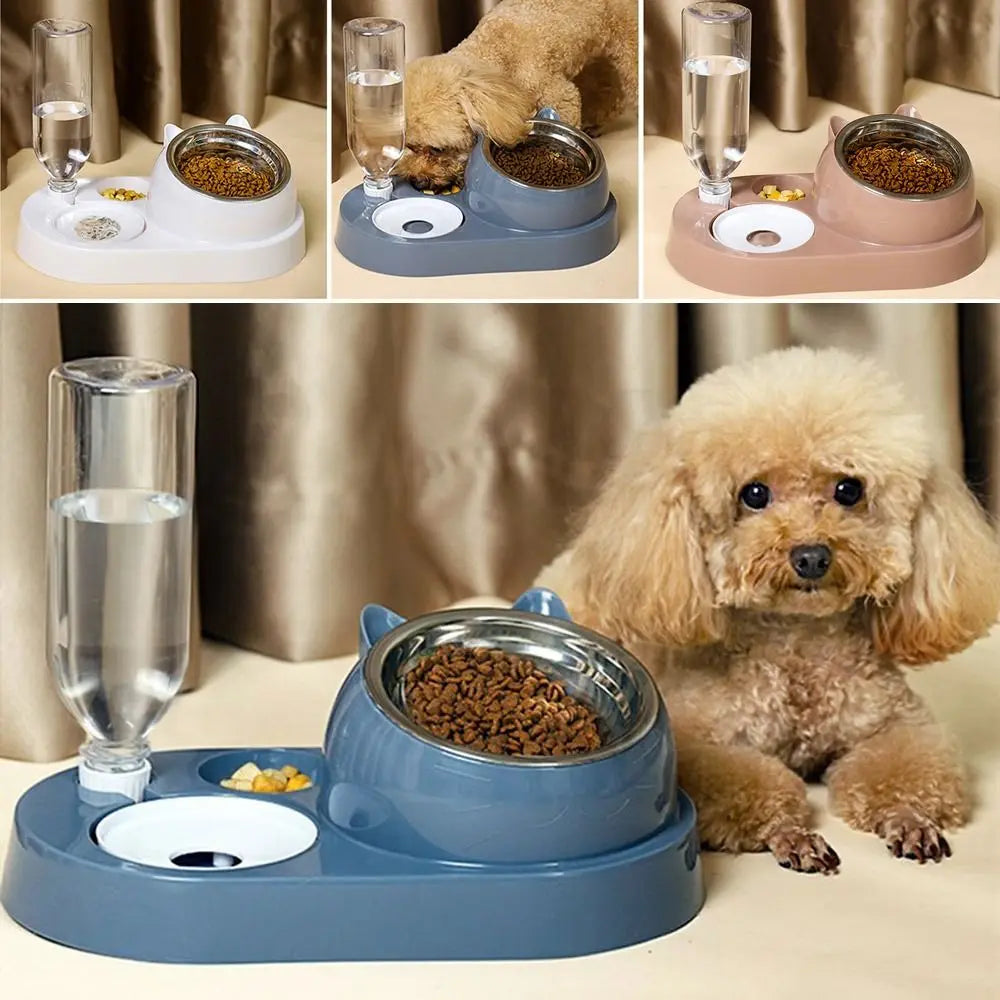 2-in-1 Dog Bowl and Water Dispenser