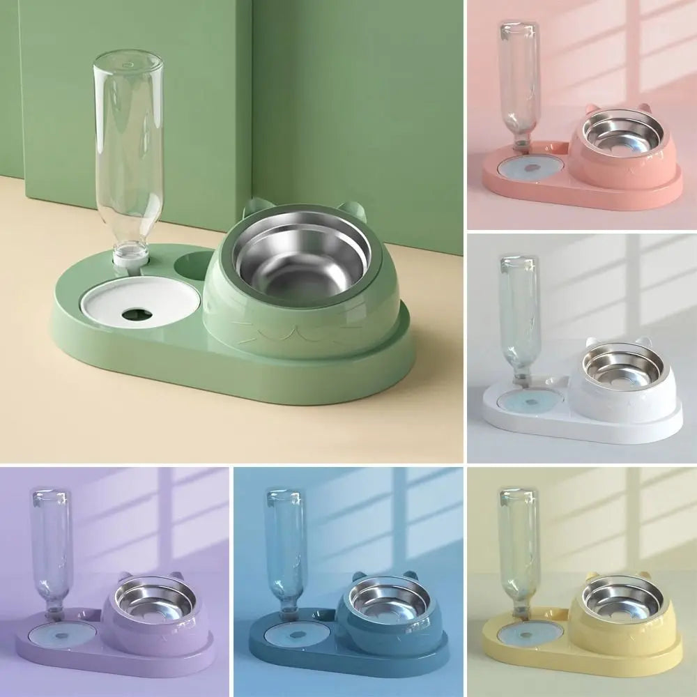 2-in-1 Dog Bowl and Water Dispenser