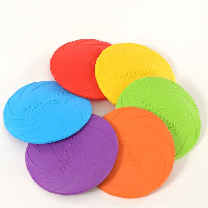 OUZEY Bite Resistant Flying Disc Dog Toy