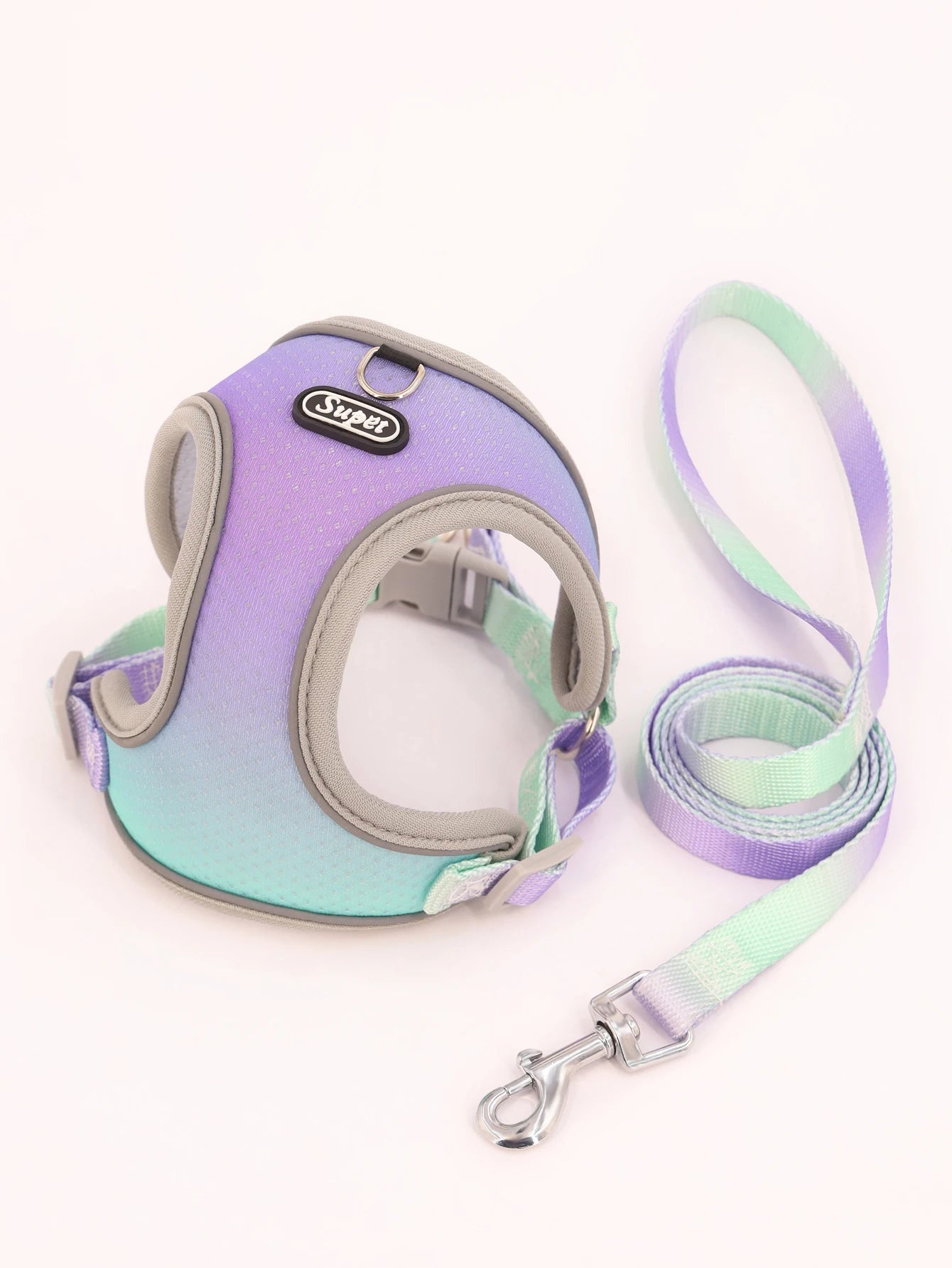 Ombre Dog Harness and Leash Set