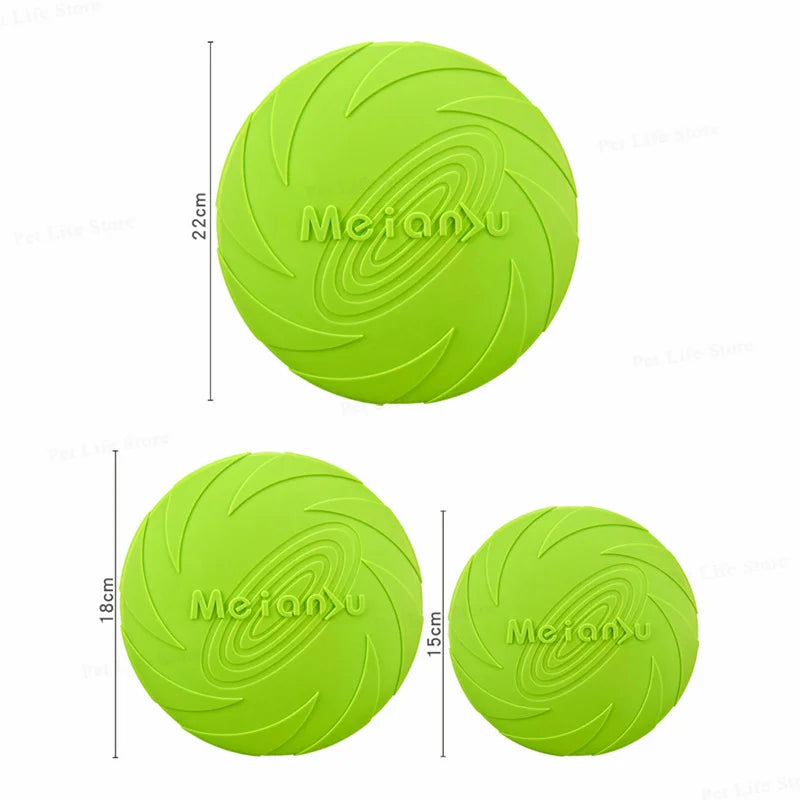 OUZEY Bite Resistant Flying Disc Dog Toy