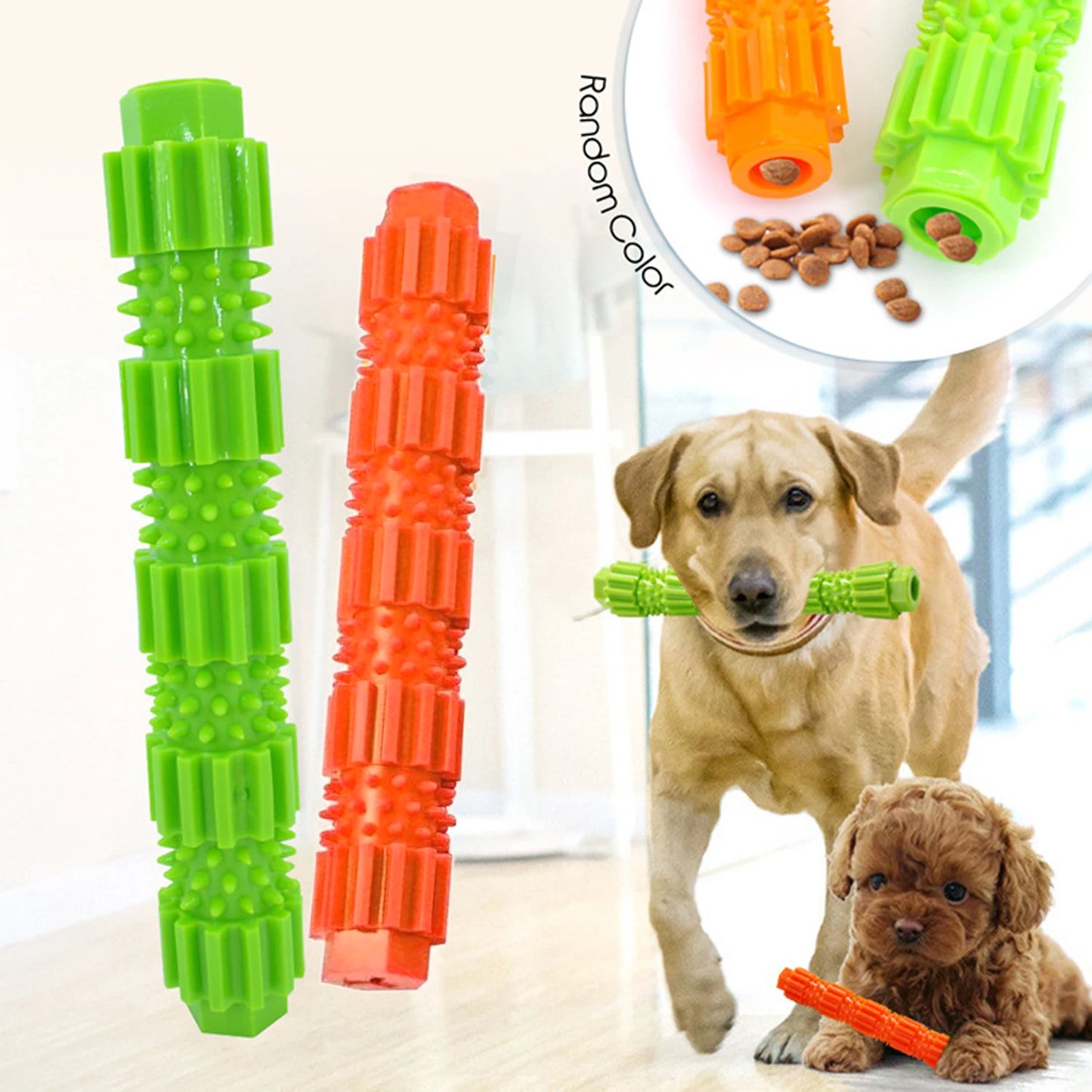 Durable Chew Dispensing Rubbe Toy For Dogs