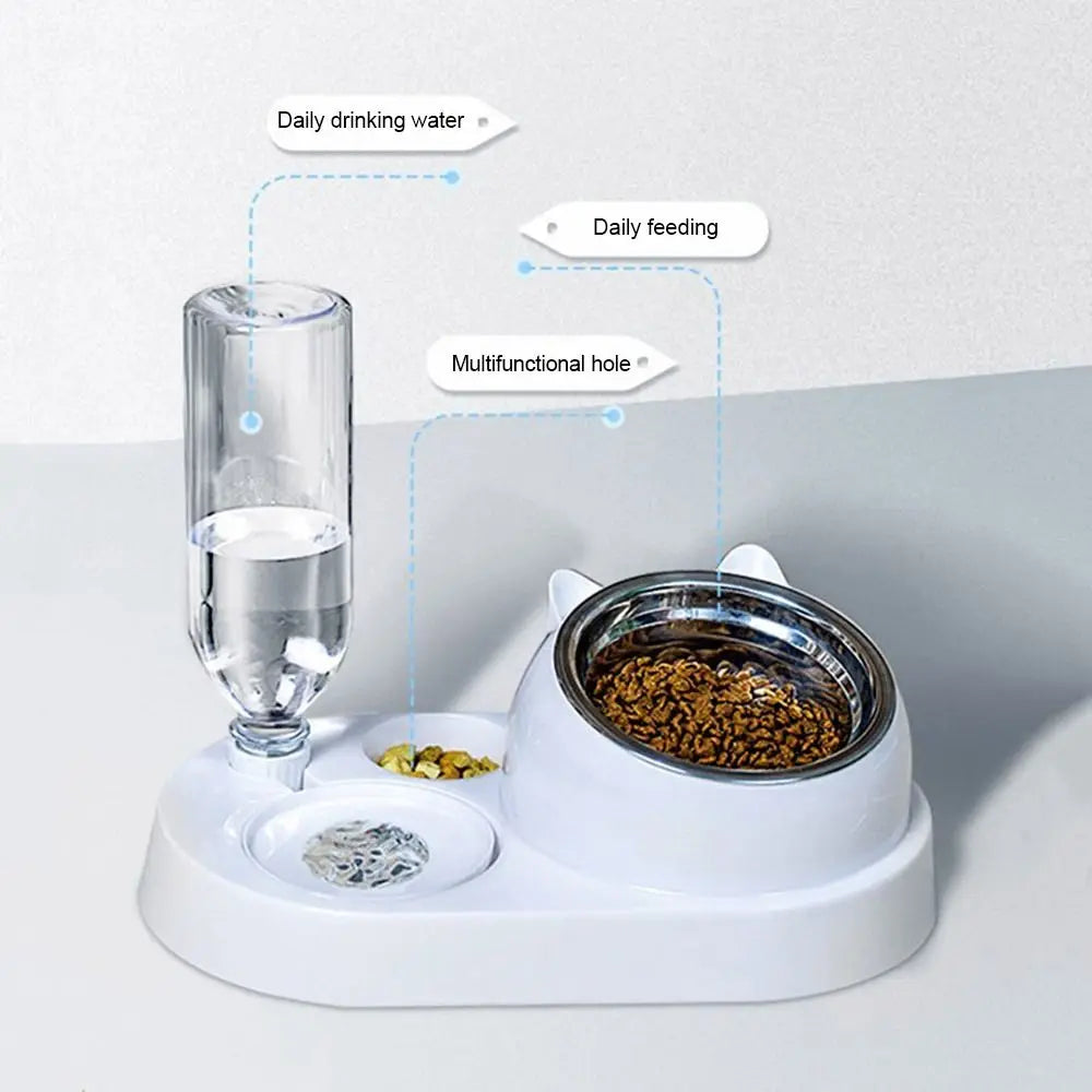 2-in-1 Dog Bowl and Water Dispenser