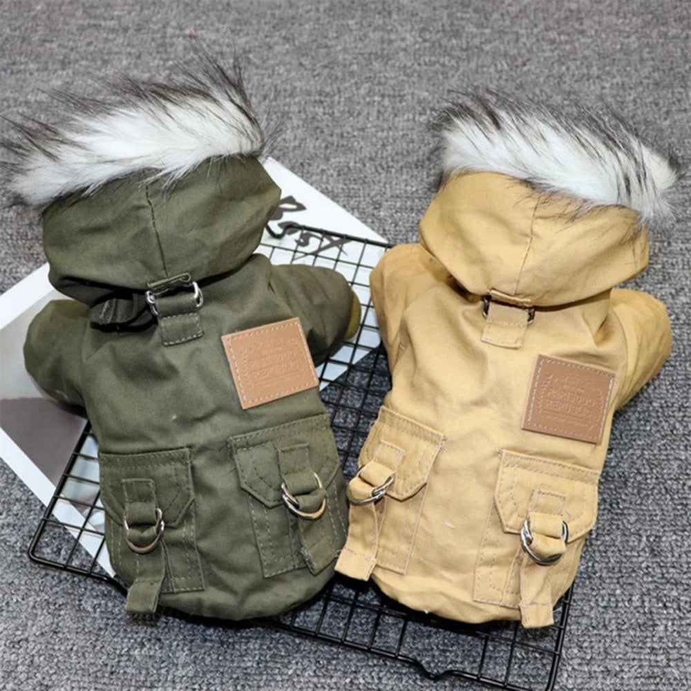 Thickened Winter Dog Hiking Coat