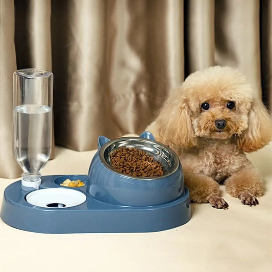 2-in-1 Dog Bowl and Water Dispenser